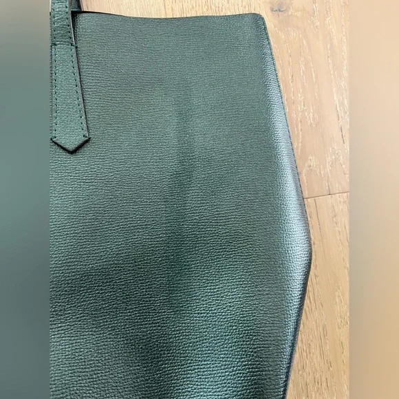 Kate Spade Molly Tote with Pouch in Evergreen Metallic - Picture 11 of 12